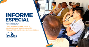 INFORME ESPECIAL CRISIS HUMANITARIA EN ARAUCA